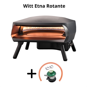 Witt Etna Rotante Pizza ovn - Graphite - inkl. IGT Gasregulator